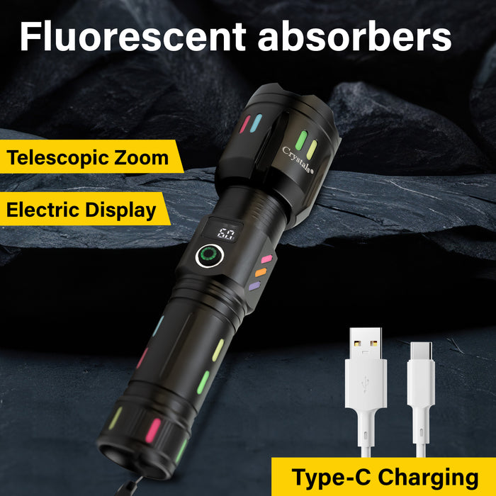 LED Torch Super Bright Flashlight 2000 Lumens