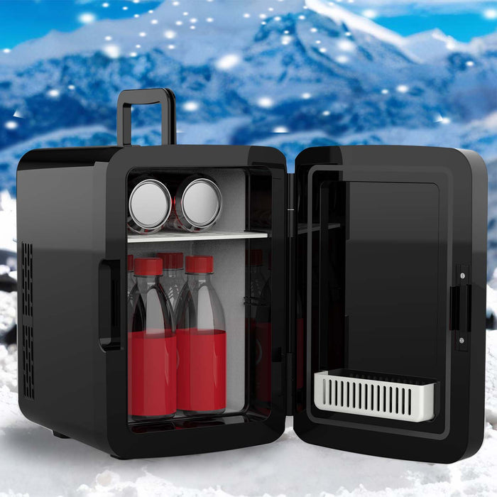 Black Mini Electric Fridge