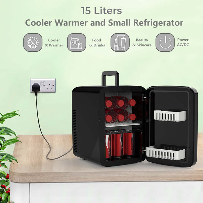 15L Compact Refrigerator Electric Mini Fridge