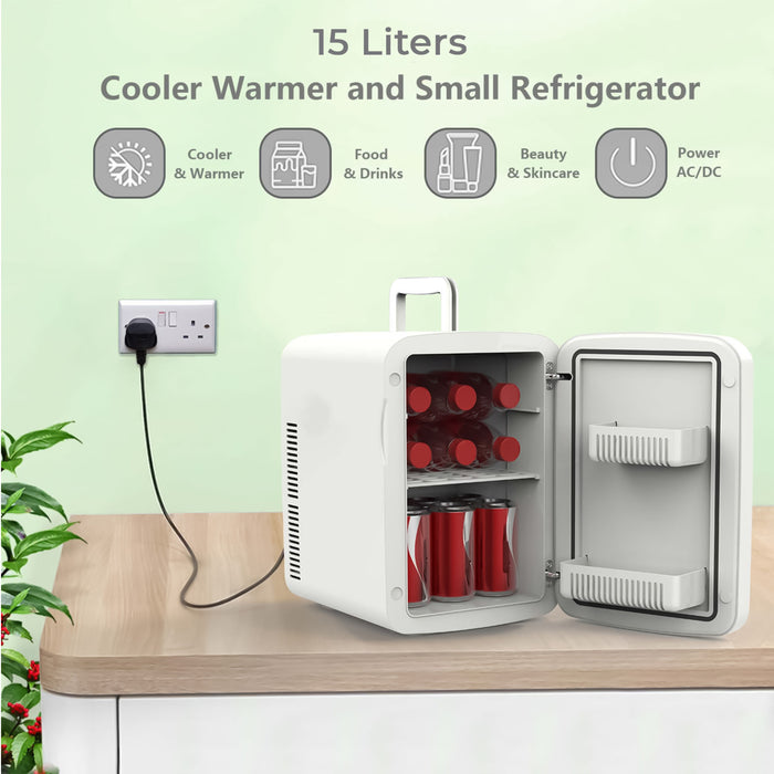 15L Compact Refrigerator Electric Mini Fridge