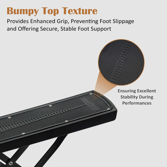 Adjustable Guitar Foot Rest Footstool Stand