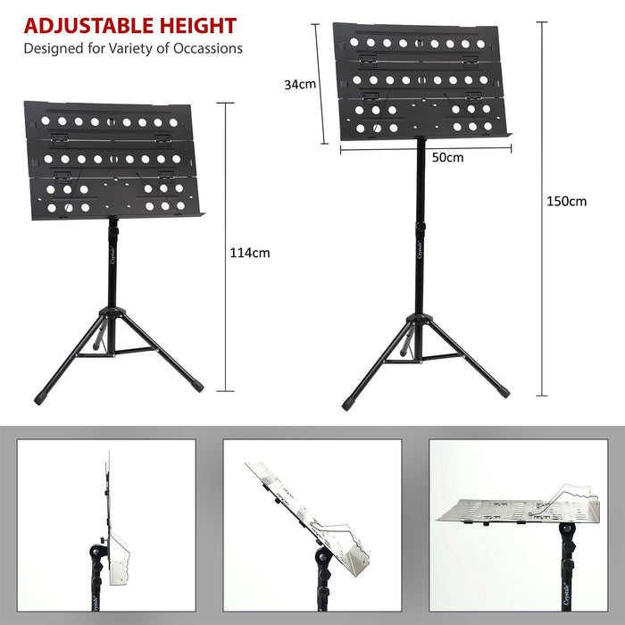 Musical Book Paper Holder Tripod Folding Stand