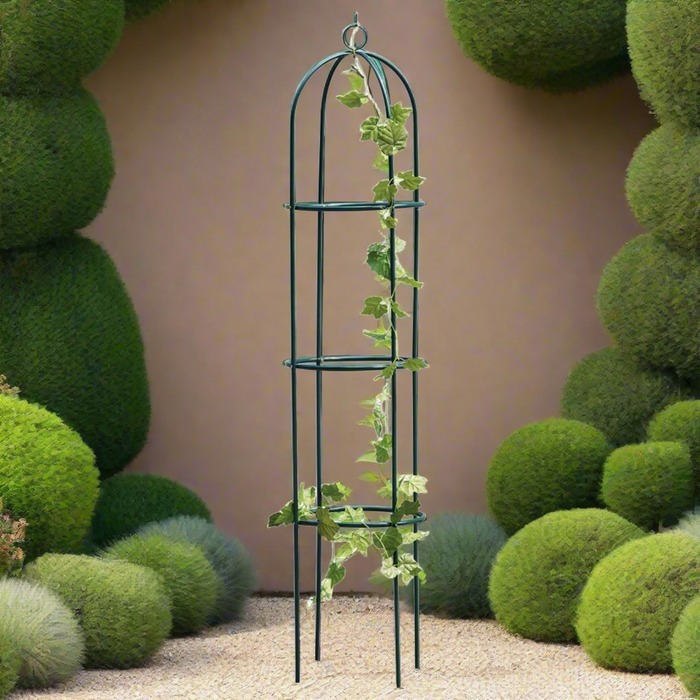 1.9m Outdoor Garden Metal Obelisk Trellis