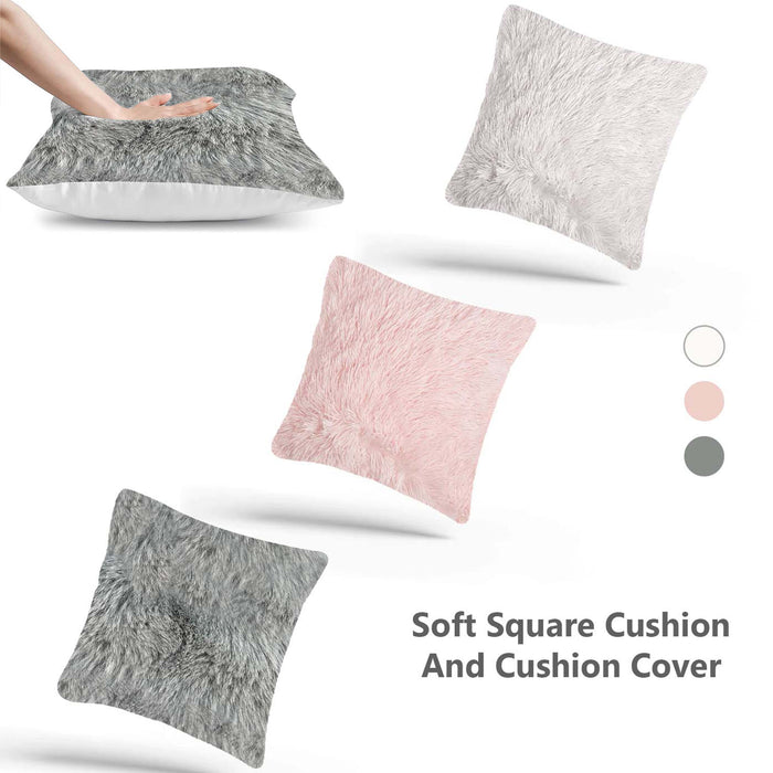 Marshmallow Fluffy Filled Square Cushion