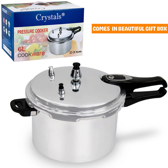 6/7.5 Litre Home Dual Handle Pressure Cooker