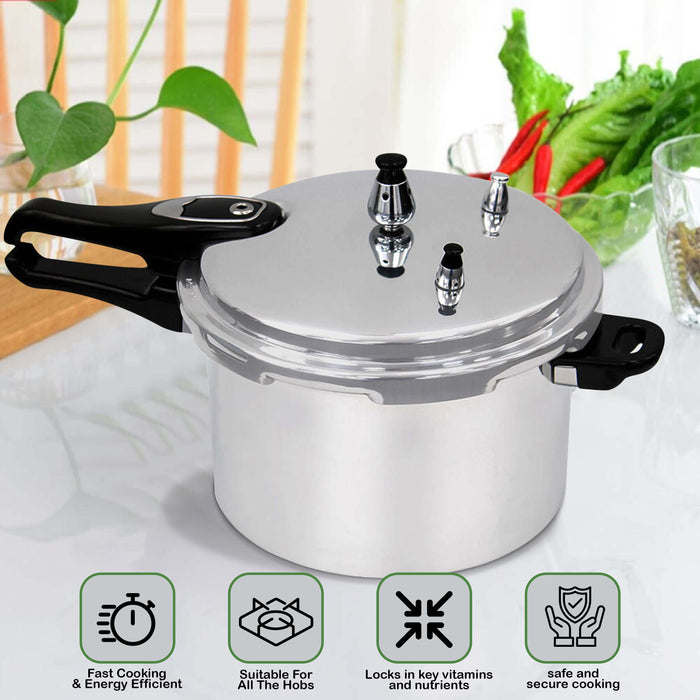 6/7.5 Litre Home Dual Handle Pressure Cooker