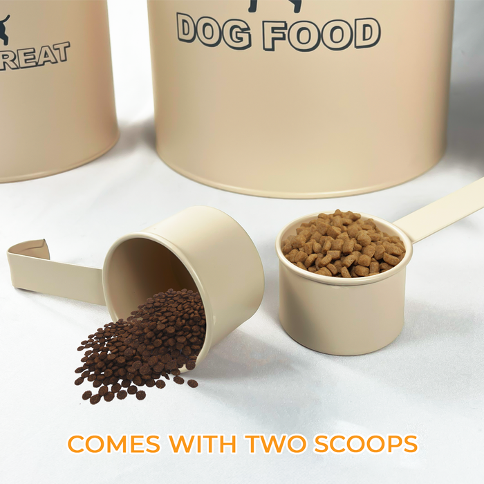 3pcs Pet Dog Food Storage Container Bin