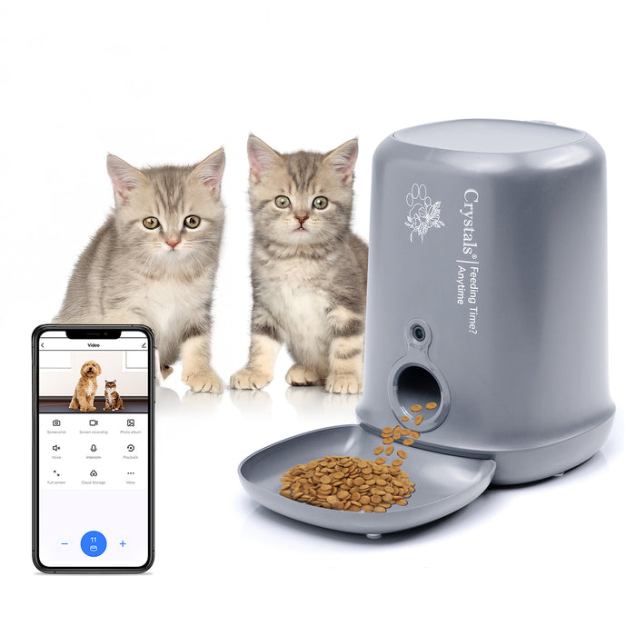 Automatic Smart Pet Feeder with 1080p Wifi Camera