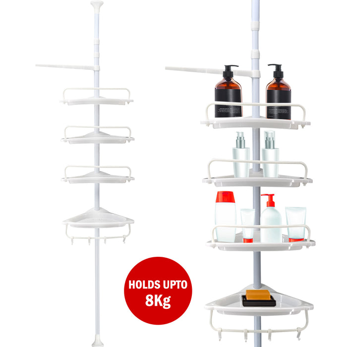 4-Tier Bathroom Storage Rack Shower Caddy