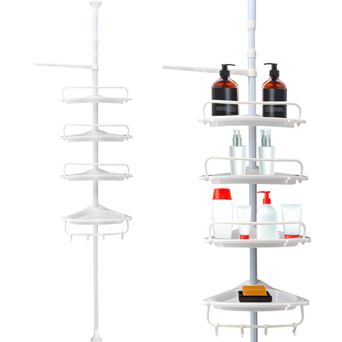 4-Tier Bathroom Storage Rack Shower Caddy