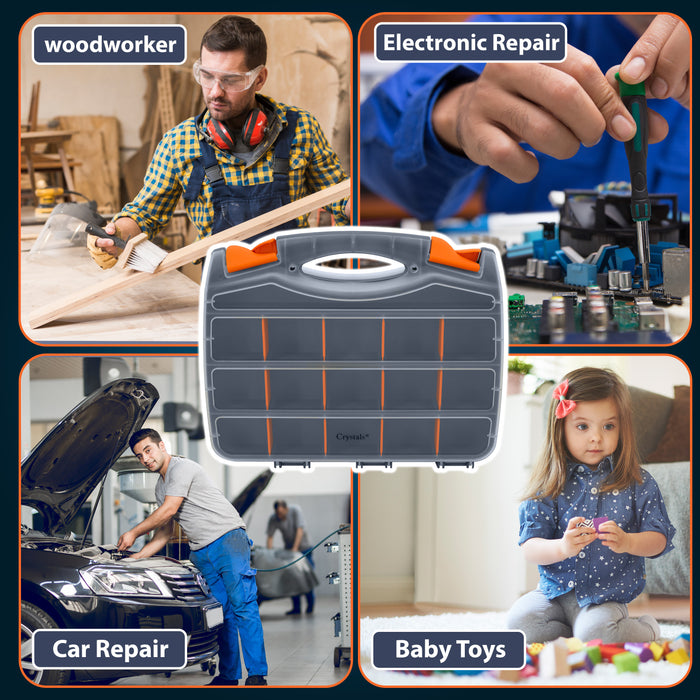 32 Compartment Storage Box Storage Screw Tool