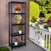 5 Tier Rack Shelf for Outside Decor 