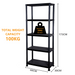 5 Tier Rack Capacity and Dimensions