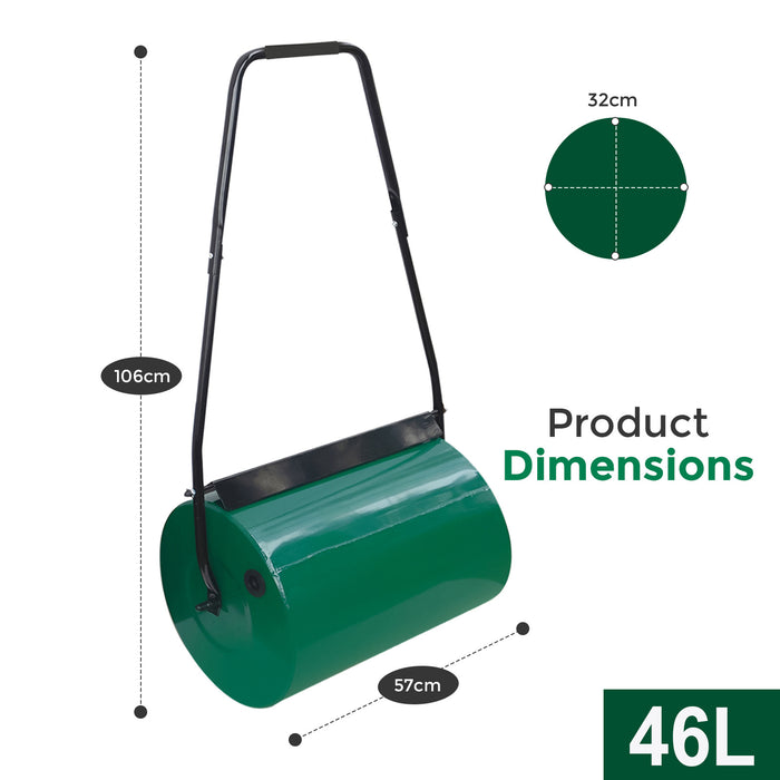 Garden Lawn Metal Aerator Roller