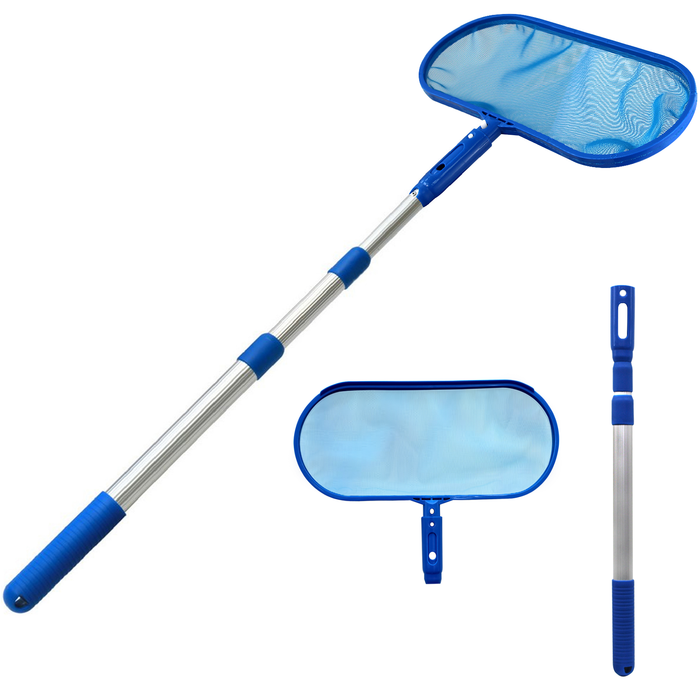 Swimming Pool Cleaning Net with Extendable Telescopic Pole