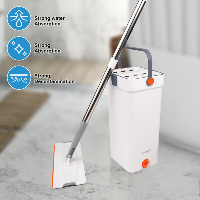 360° Flat Mop Bucket Set