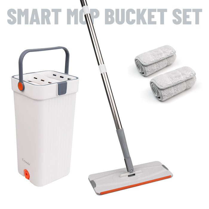 360° Flat Mop Bucket Set