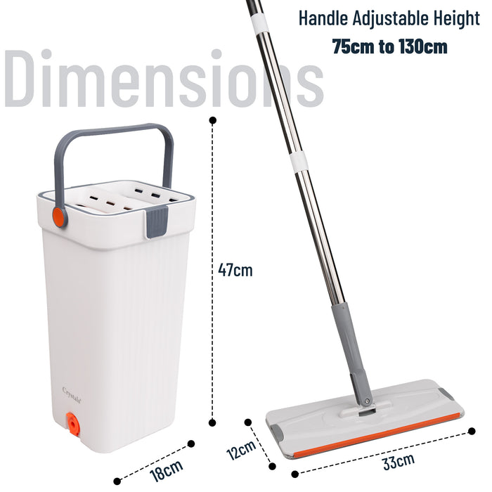 360° Flat Mop Bucket Set