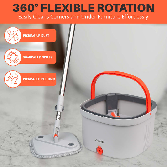 Self-Cleaning 360-Degree Rotate Spin Mop and Bucket