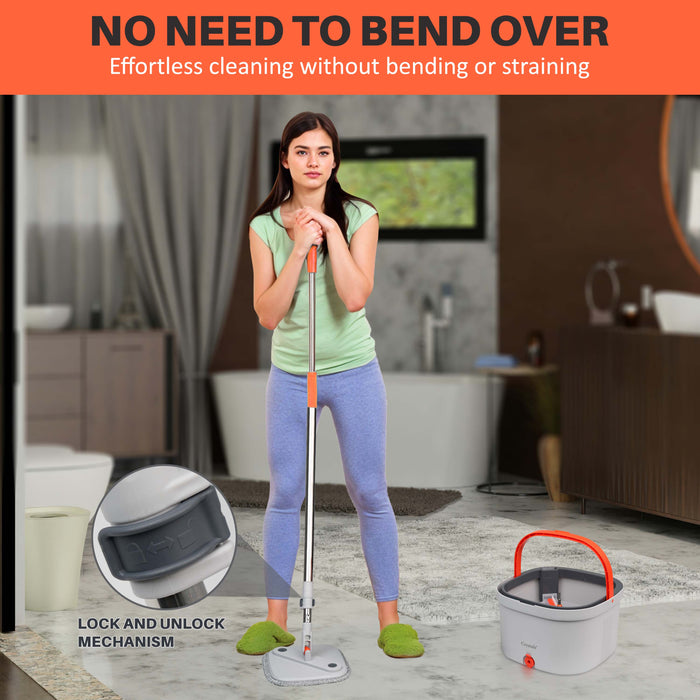 Self-Cleaning 360-Degree Rotate Spin Mop and Bucket