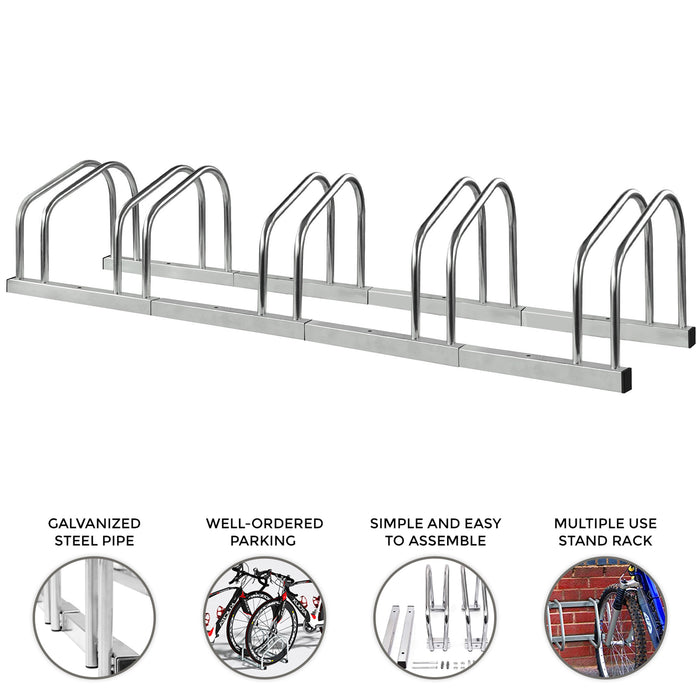 Bicycle Bike Floor Parking Steel Rack