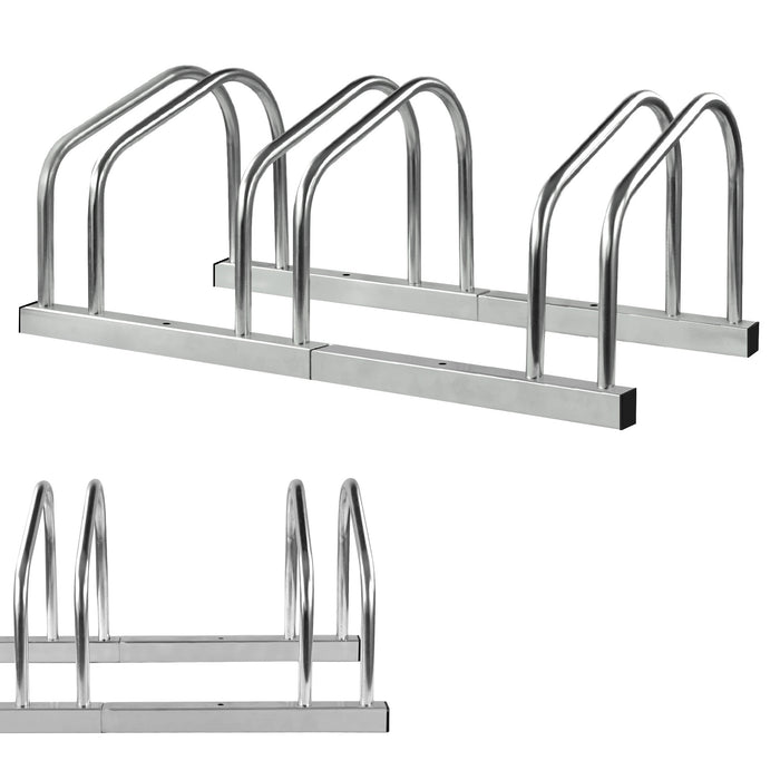 Bicycle Bike Floor Parking Steel Rack