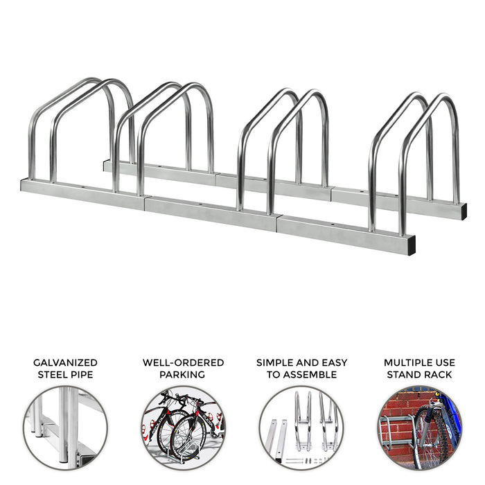 Bicycle Bike Floor Parking Steel Rack