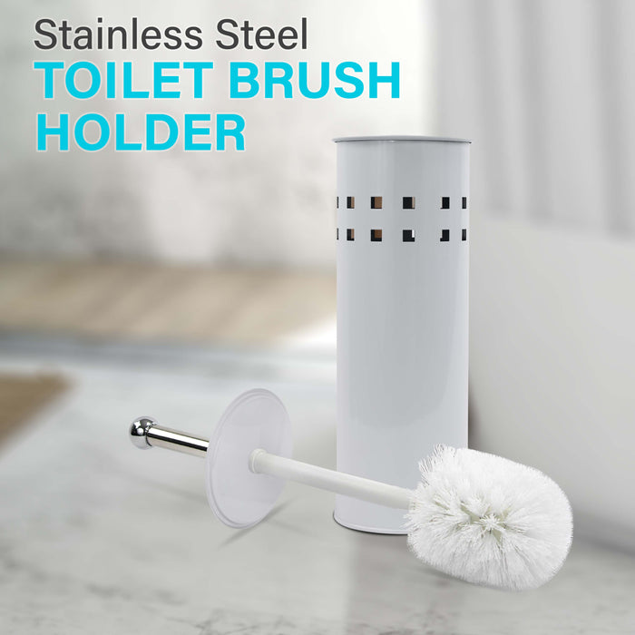 Stainless Steel Toilet Brush & Holder