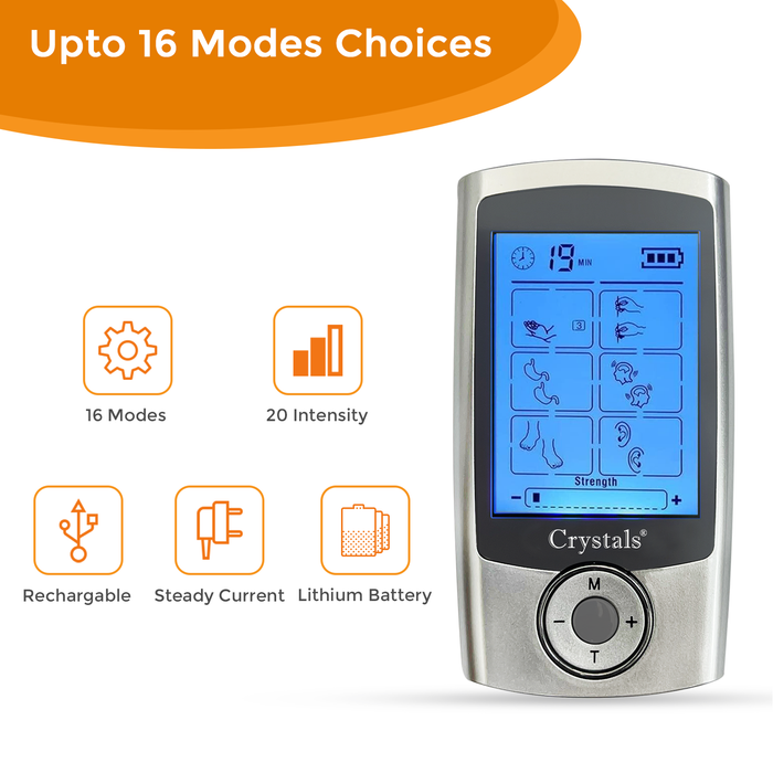 Dual Mode Tens Machine - 16 Modes