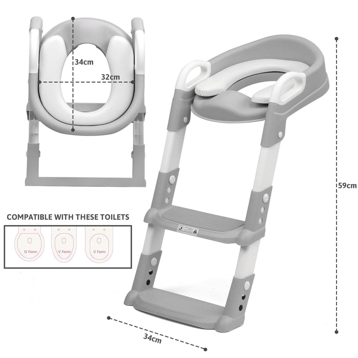 Children Toilet Training Seat Step Ladder