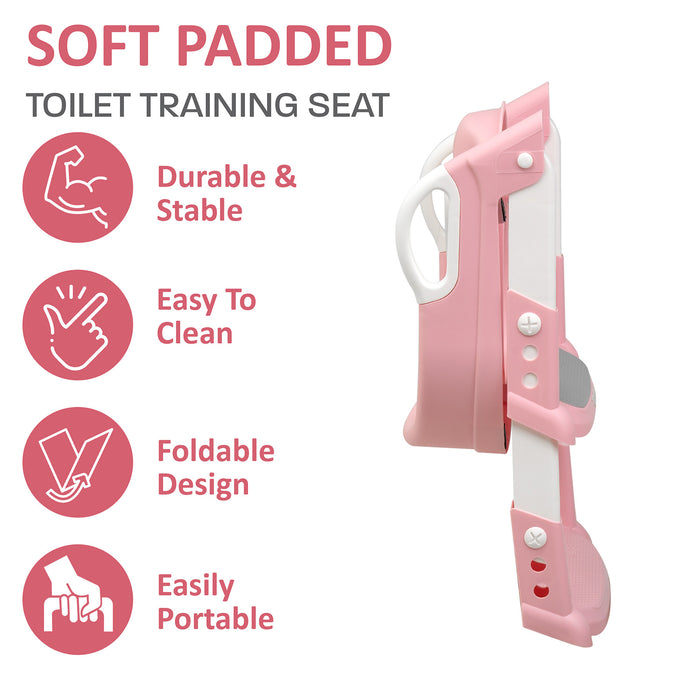 Children Toilet Training Seat Step Ladder