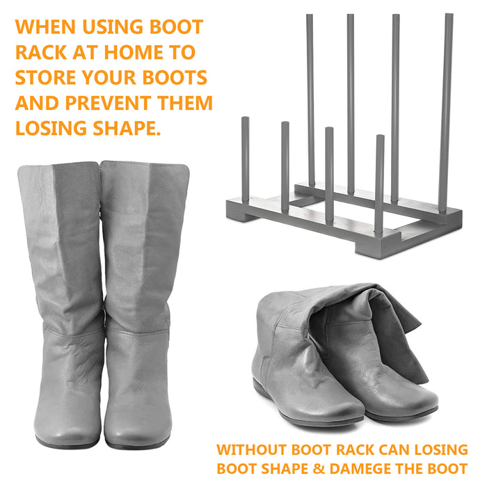 4 Pair Wellington Boot Rack