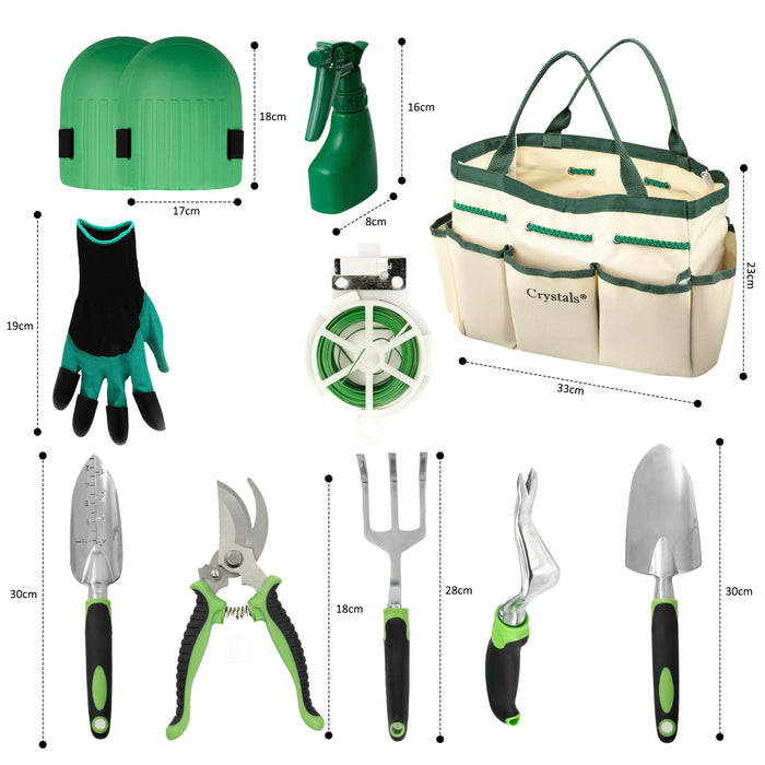 11 Pieces Gardening Hand Tool Gift Kit