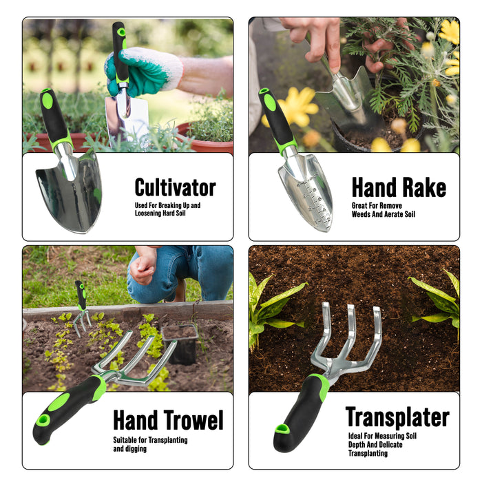 11 Pieces Gardening Hand Tool Gift Kit