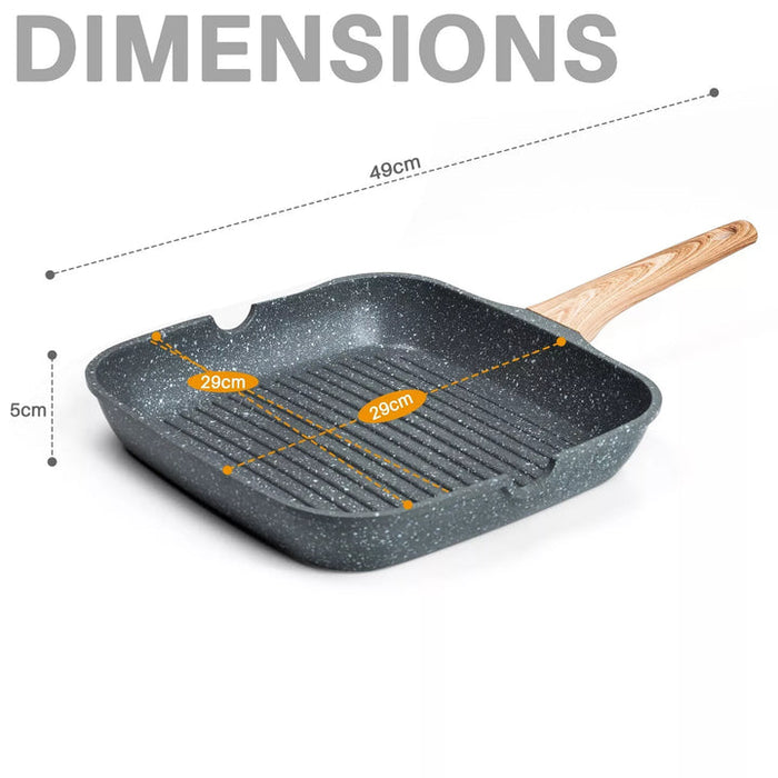 Frying Grill Pan Non Stick Griddle Pot