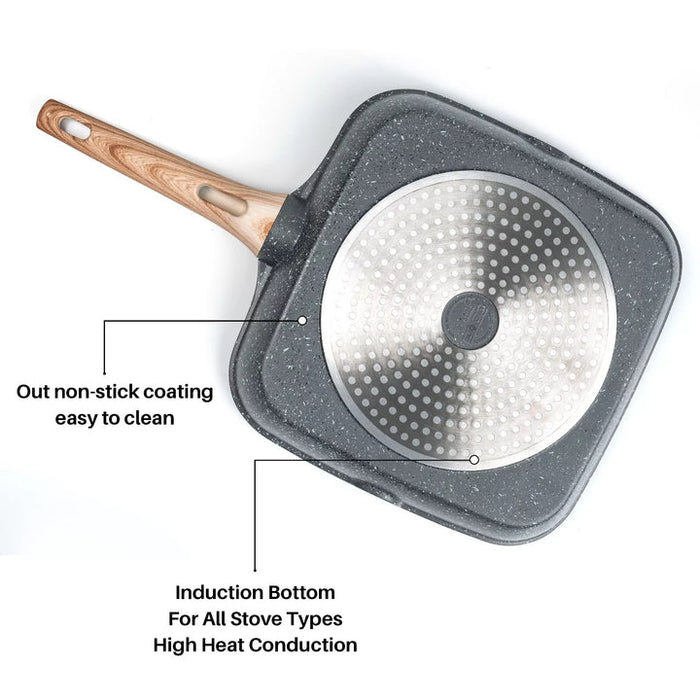 Frying Grill Pan Non Stick Griddle Pot