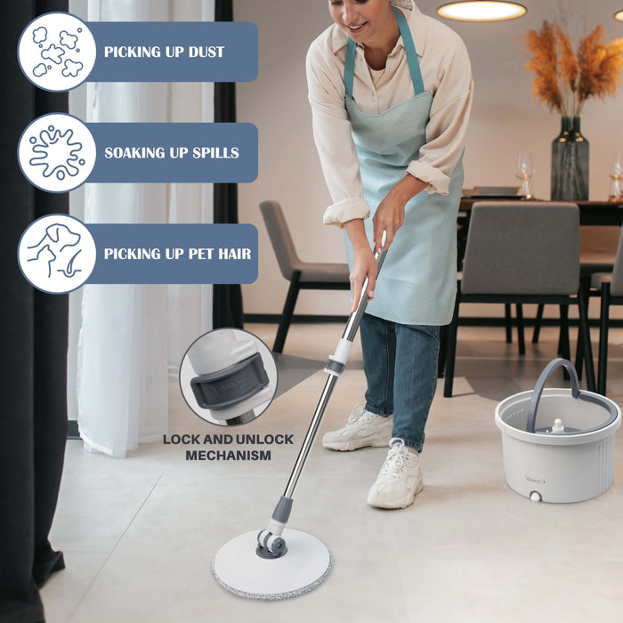 Self-Cleaning Microfiber Mop and Bucket Set