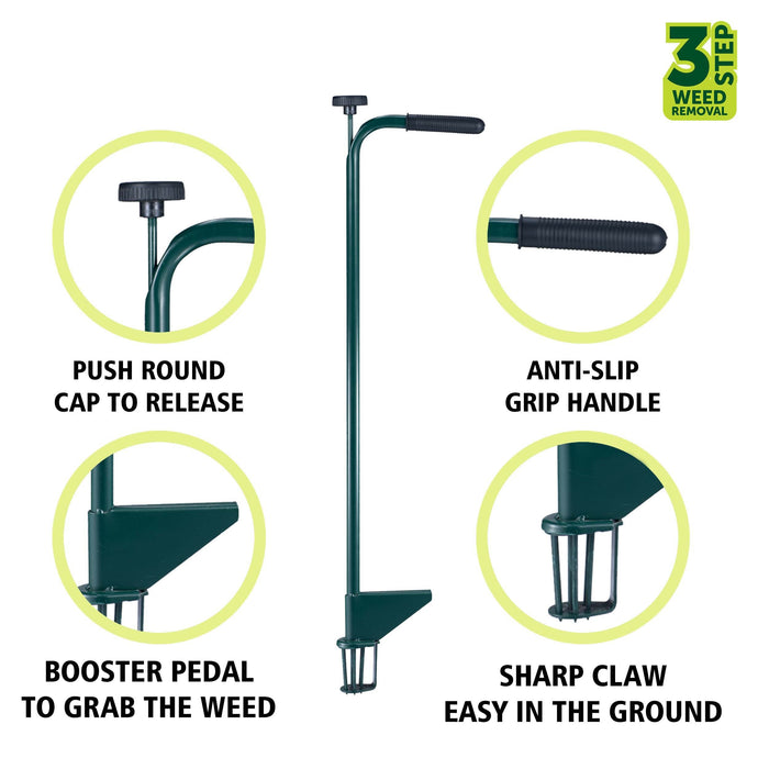 Steel Weed Puller Root Remover