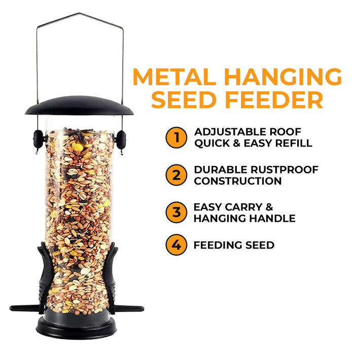 Metal Hanging Seed Feeder