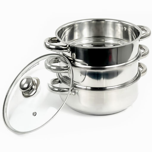 3-Tier Stainless Steel Steamer