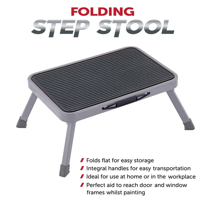 Anti Slip Folding Stool Metal Step