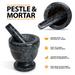 Grey Pestle and Mortal Crusher Grinder 