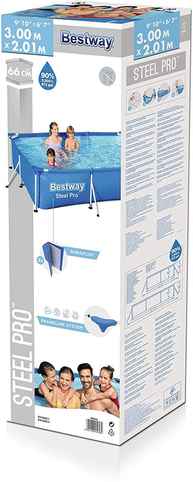 Bestway Family Rectangular Steel Swimming Pool