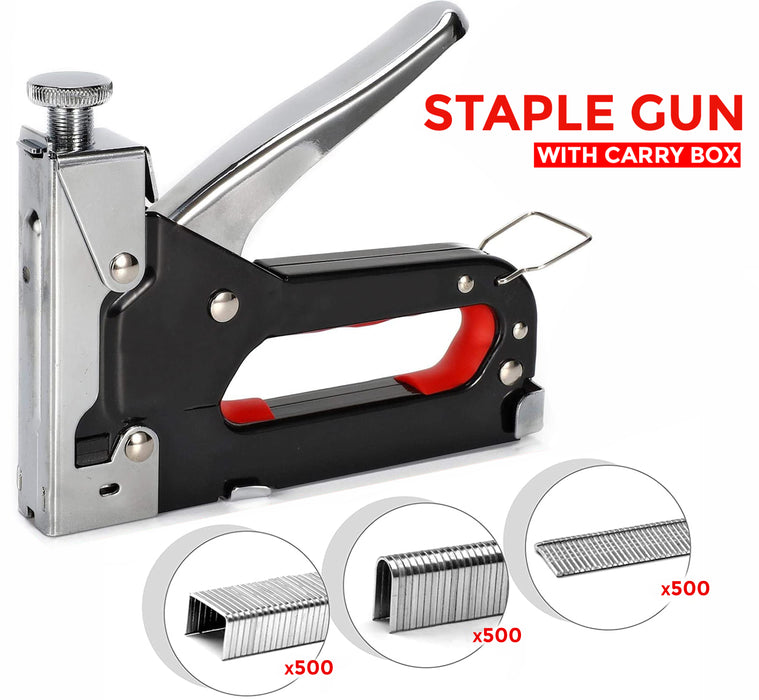 Staple Gun 8/12mm with 1500 Staples