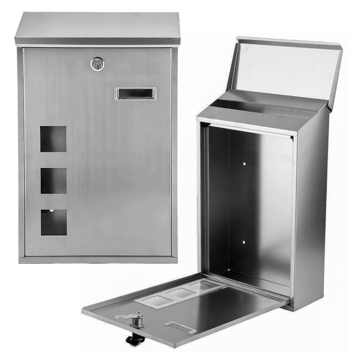 Wall Mounted Stainless Steel Post Box