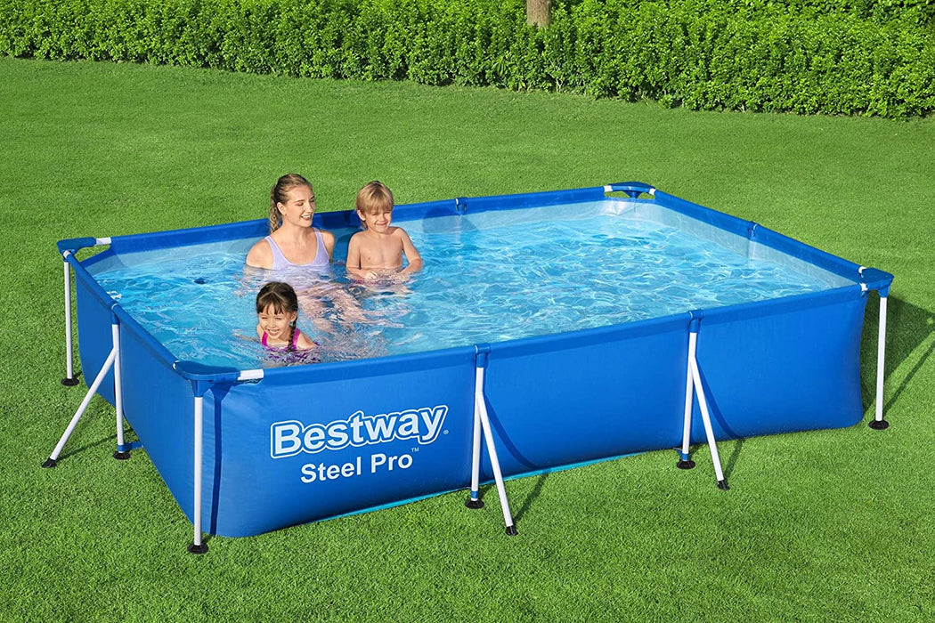 Bestway Family Rectangular Steel Swimming Pool