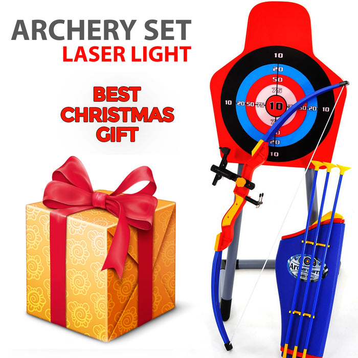 Archery Set for Kids with Pointer Light