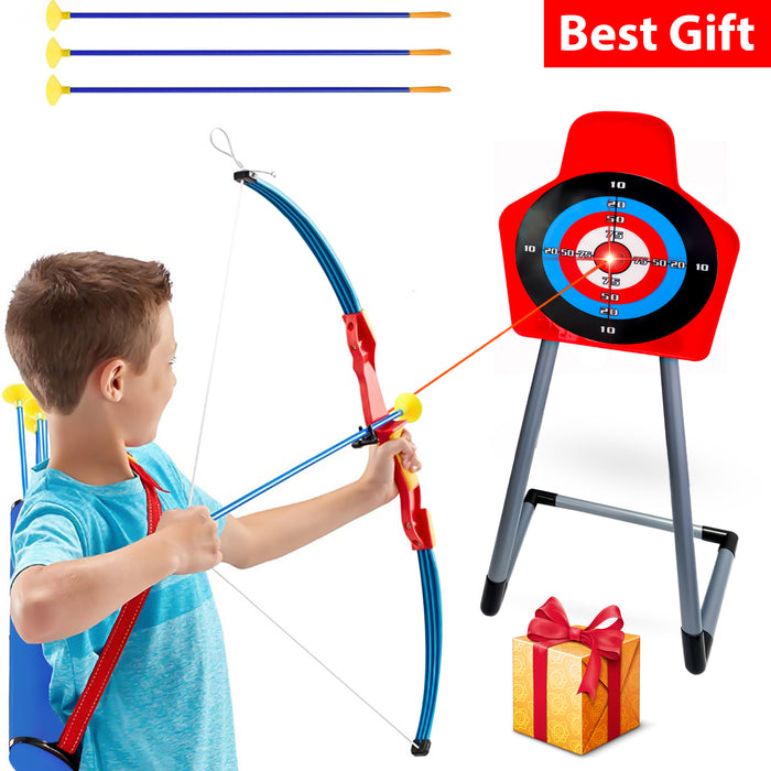 Archery Set for Kids with Pointer Light