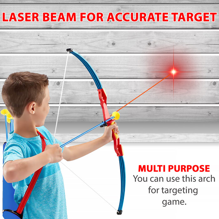 Archery Set for Kids with Pointer Light