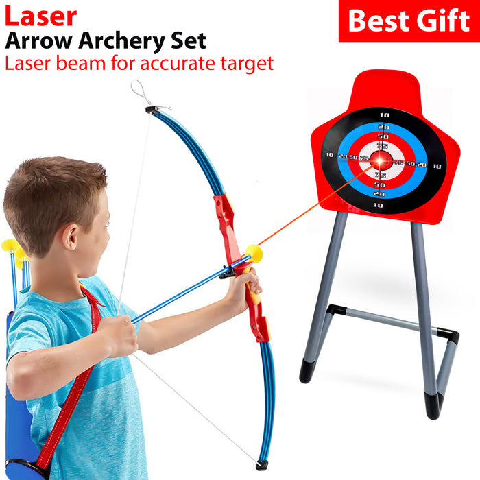 Archery Set for Kids with Pointer Light